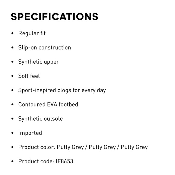 Adidas Adilette Clogs Sportswear Sandles Slides Putty Grey Unisex - Picture 10 of 10